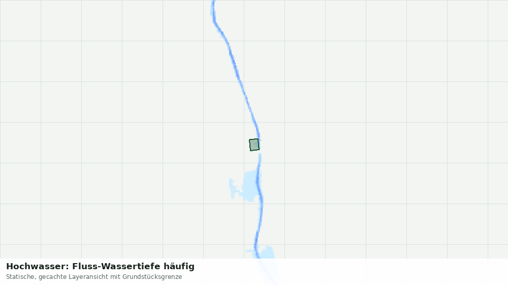 Statische Kartenansicht: Hochwasser: Fluss-Wassertiefe häufig