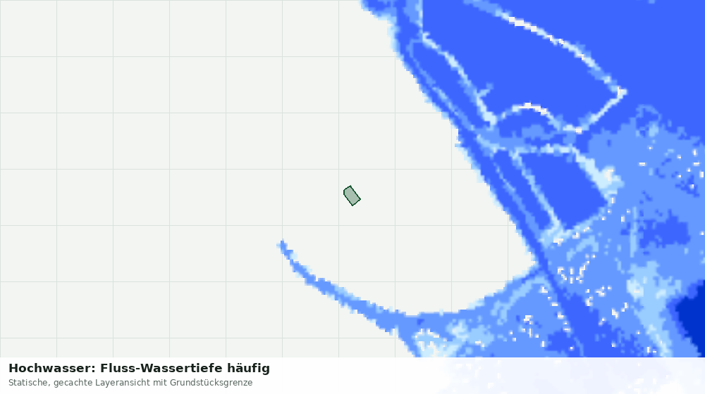 Statische Kartenansicht: Hochwasser: Fluss-Wassertiefe häufig