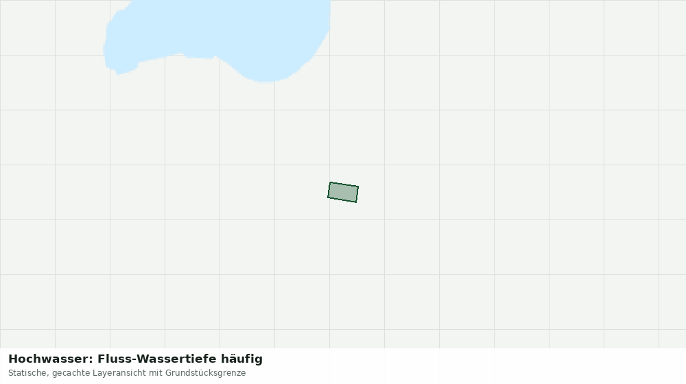 Statische Kartenansicht: Hochwasser: Fluss-Wassertiefe häufig