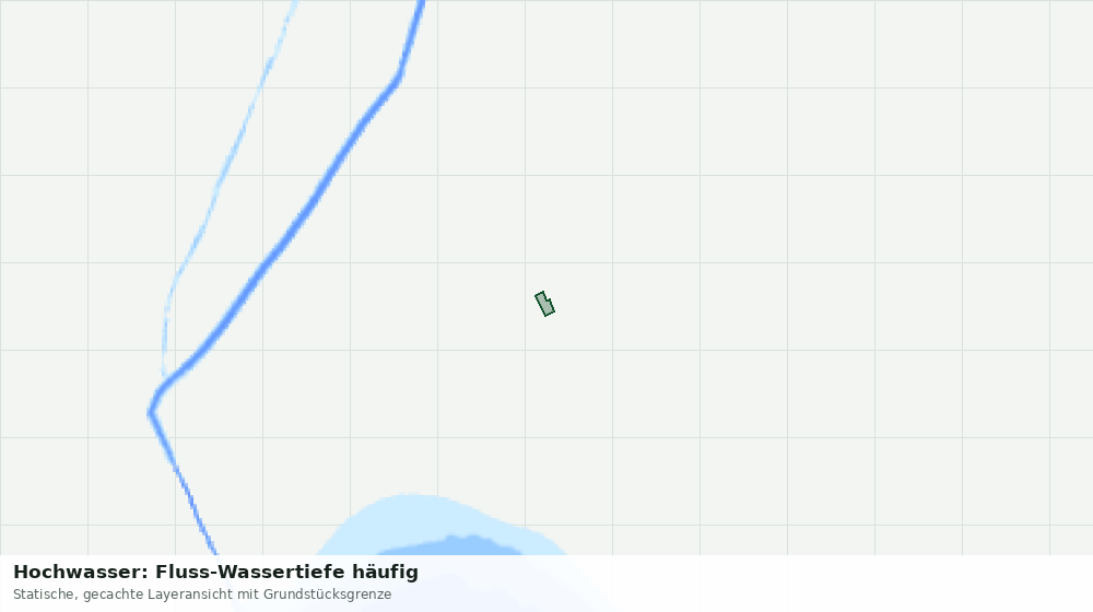 Statische Kartenansicht: Hochwasser: Fluss-Wassertiefe häufig