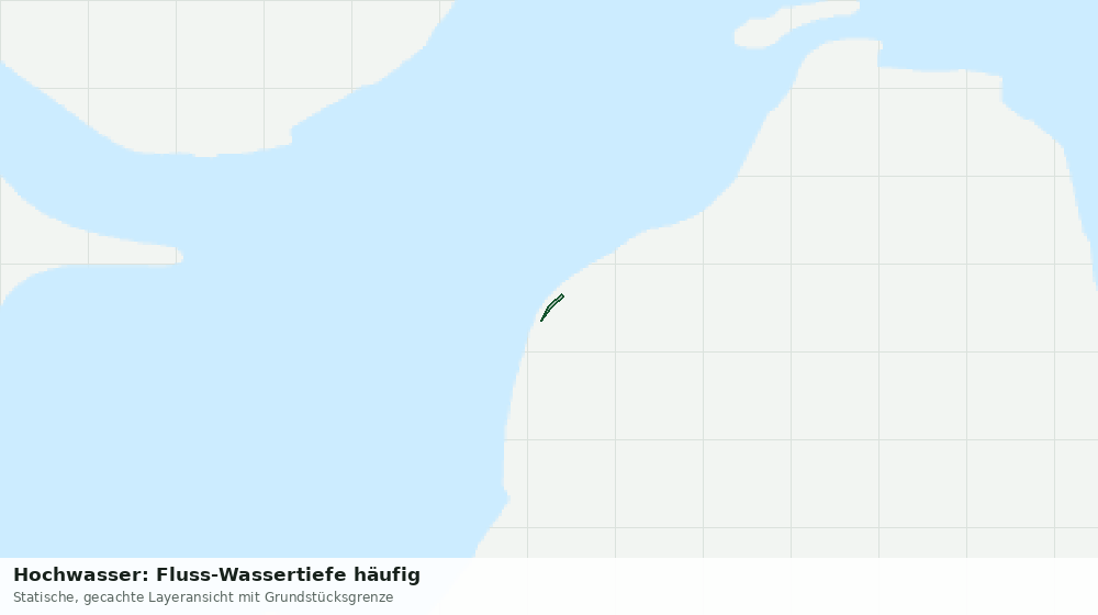 Statische Kartenansicht: Hochwasser: Fluss-Wassertiefe häufig