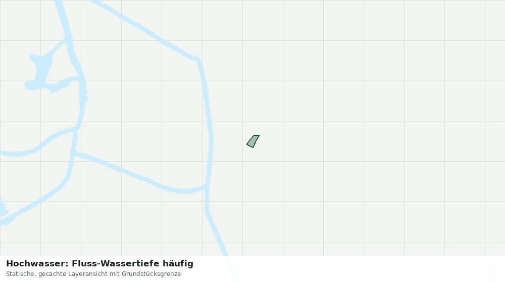 Statische Kartenansicht: Hochwasser: Fluss-Wassertiefe häufig