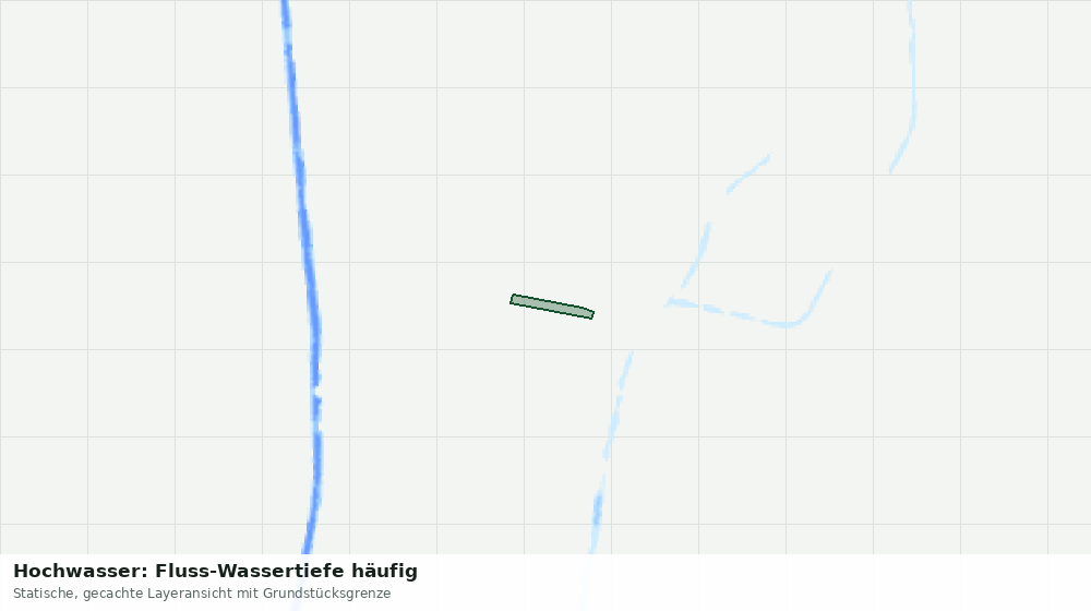 Statische Kartenansicht: Hochwasser: Fluss-Wassertiefe häufig
