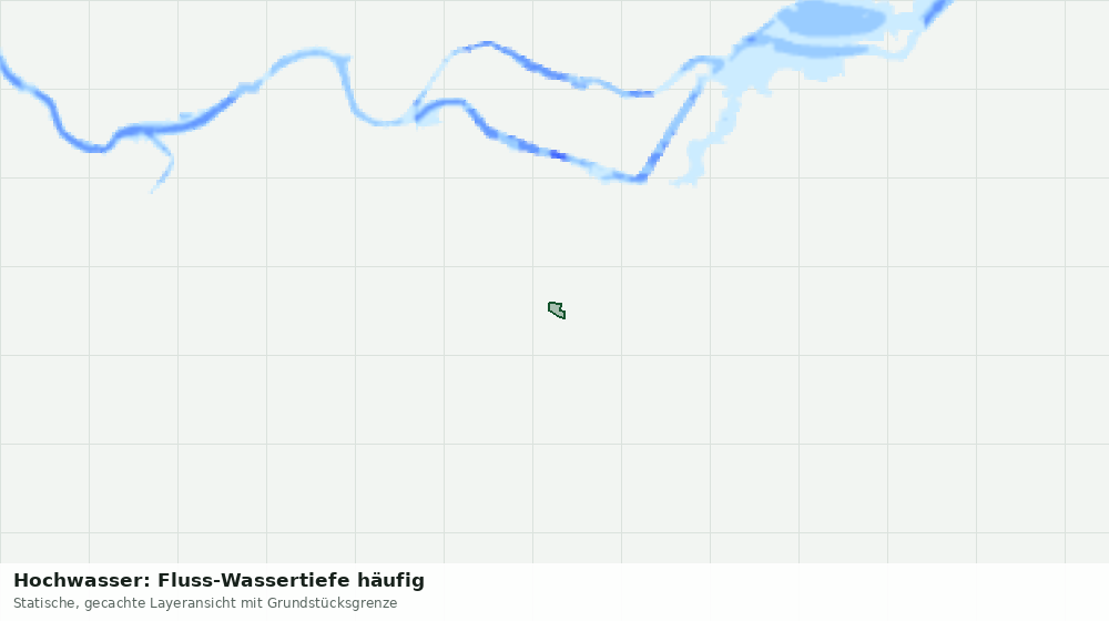 Statische Kartenansicht: Hochwasser: Fluss-Wassertiefe häufig
