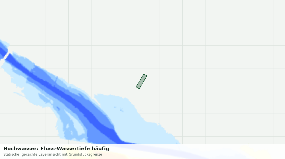 Statische Kartenansicht: Hochwasser: Fluss-Wassertiefe häufig