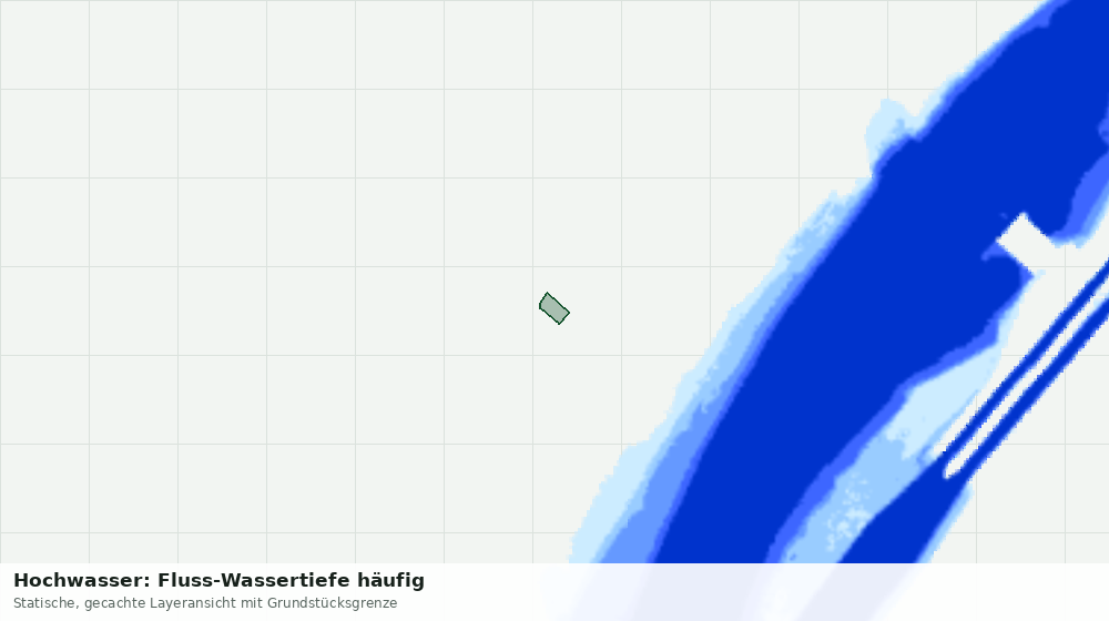 Statische Kartenansicht: Hochwasser: Fluss-Wassertiefe häufig