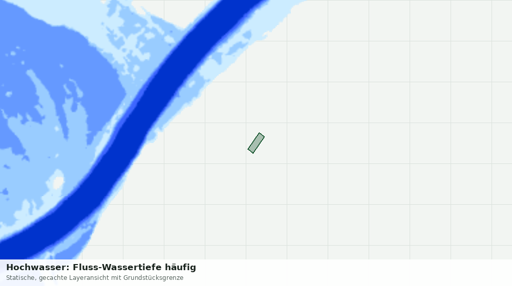 Statische Kartenansicht: Hochwasser: Fluss-Wassertiefe häufig