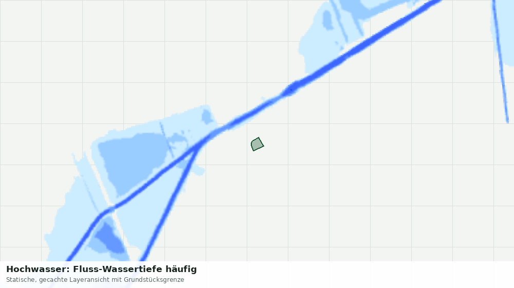 Statische Kartenansicht: Hochwasser: Fluss-Wassertiefe häufig