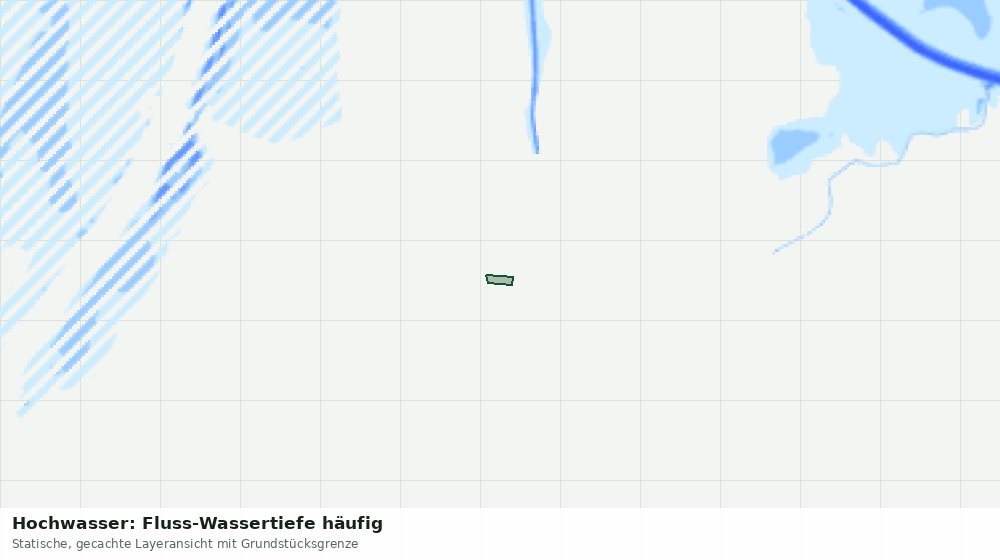 Statische Kartenansicht: Hochwasser: Fluss-Wassertiefe häufig