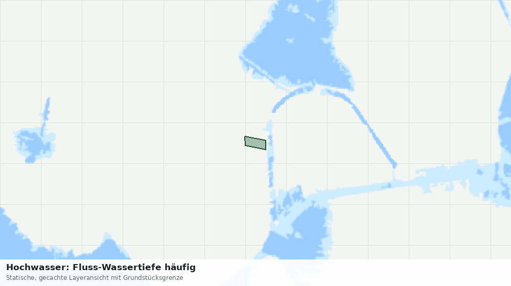 Statische Kartenansicht: Hochwasser: Fluss-Wassertiefe häufig