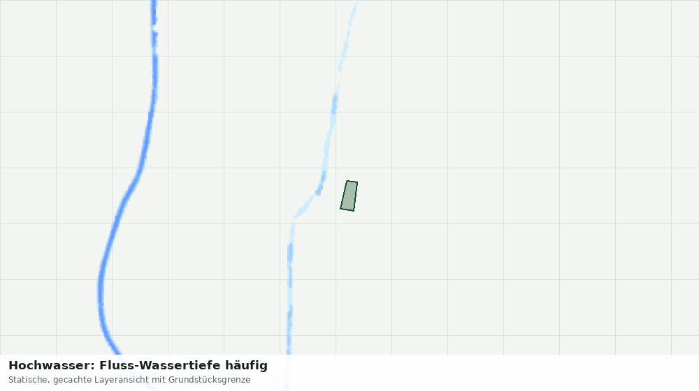 Statische Kartenansicht: Hochwasser: Fluss-Wassertiefe häufig