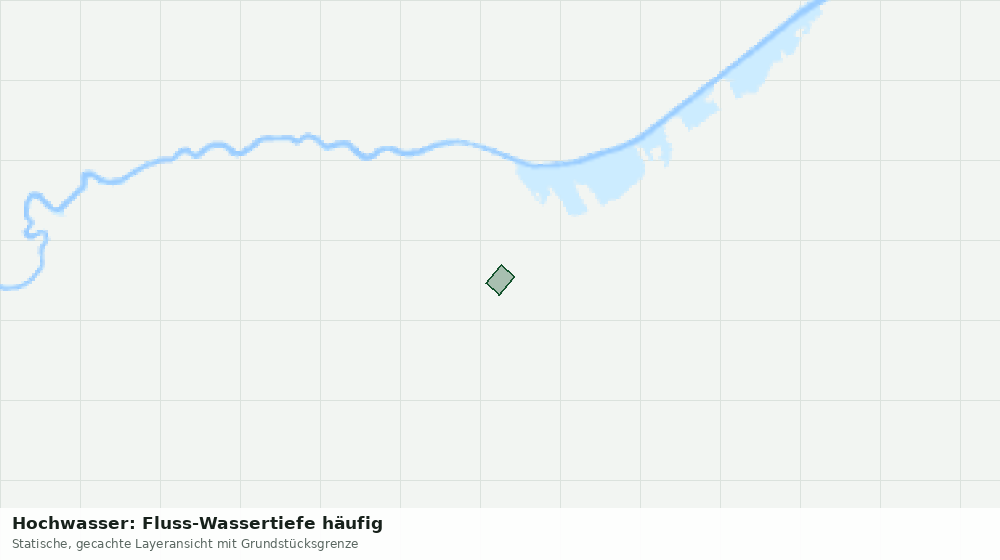 Statische Kartenansicht: Hochwasser: Fluss-Wassertiefe häufig