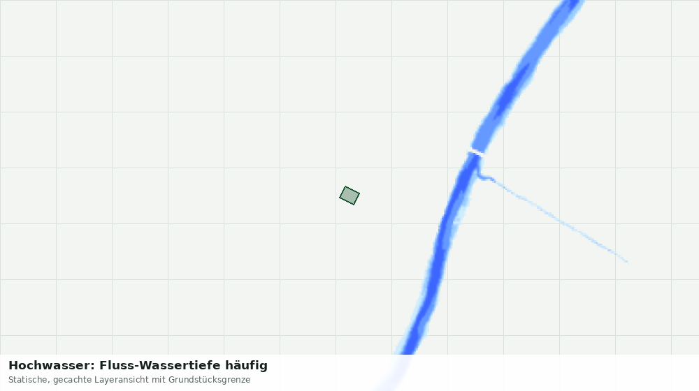 Statische Kartenansicht: Hochwasser: Fluss-Wassertiefe häufig