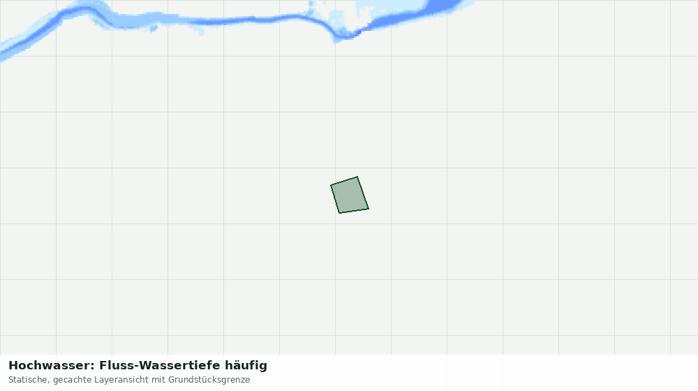 Statische Kartenansicht: Hochwasser: Fluss-Wassertiefe häufig