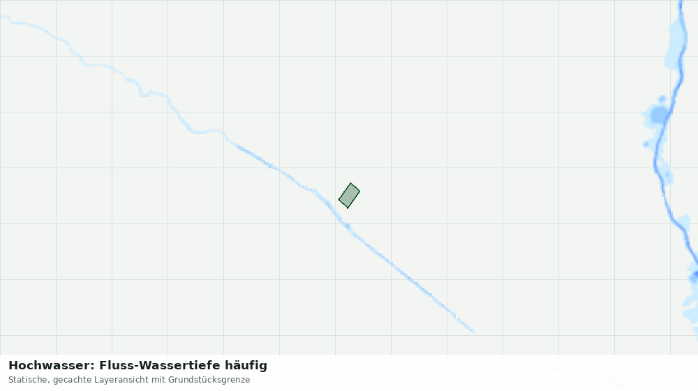 Statische Kartenansicht: Hochwasser: Fluss-Wassertiefe häufig