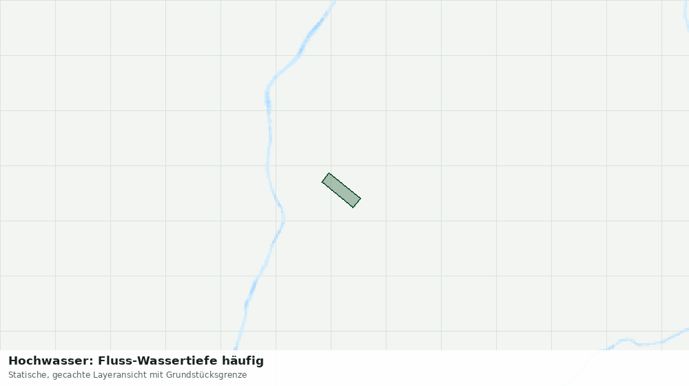 Statische Kartenansicht: Hochwasser: Fluss-Wassertiefe häufig