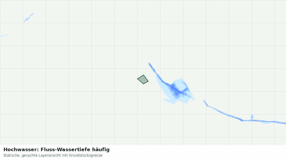 Statische Kartenansicht: Hochwasser: Fluss-Wassertiefe häufig