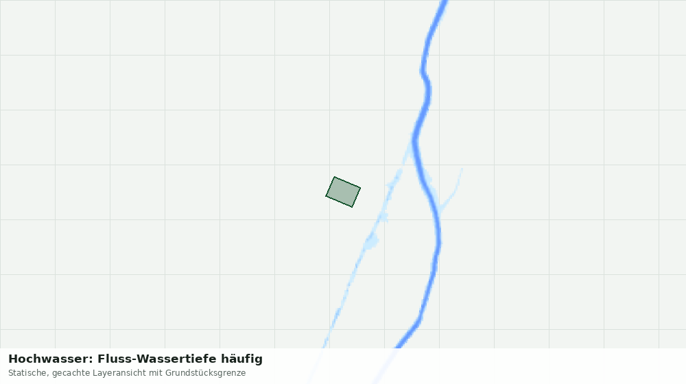 Statische Kartenansicht: Hochwasser: Fluss-Wassertiefe häufig