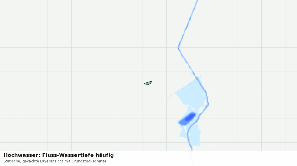 Statische Kartenansicht: Hochwasser: Fluss-Wassertiefe häufig
