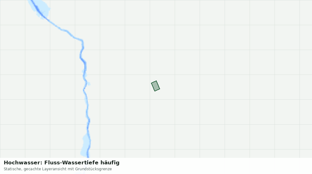 Statische Kartenansicht: Hochwasser: Fluss-Wassertiefe häufig