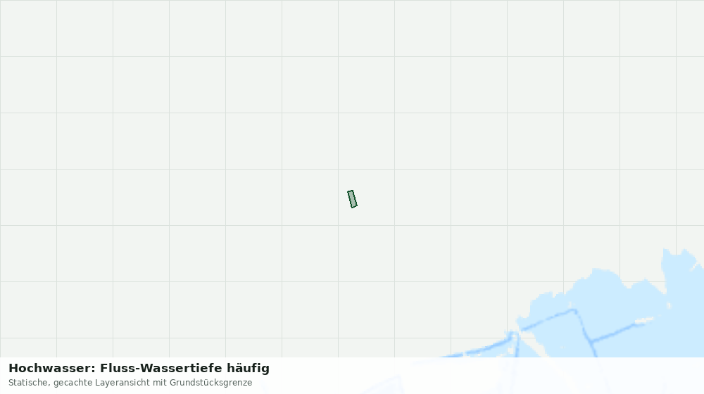 Statische Kartenansicht: Hochwasser: Fluss-Wassertiefe häufig