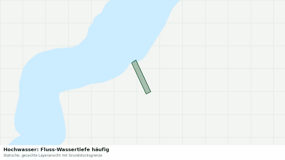 Statische Kartenansicht: Hochwasser: Fluss-Wassertiefe häufig