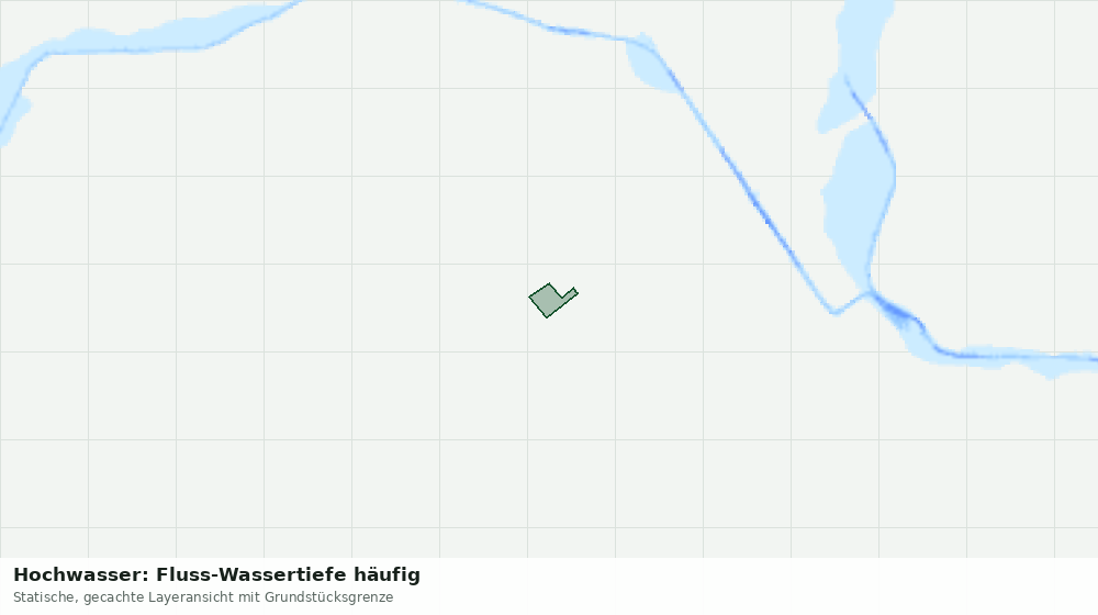 Statische Kartenansicht: Hochwasser: Fluss-Wassertiefe häufig