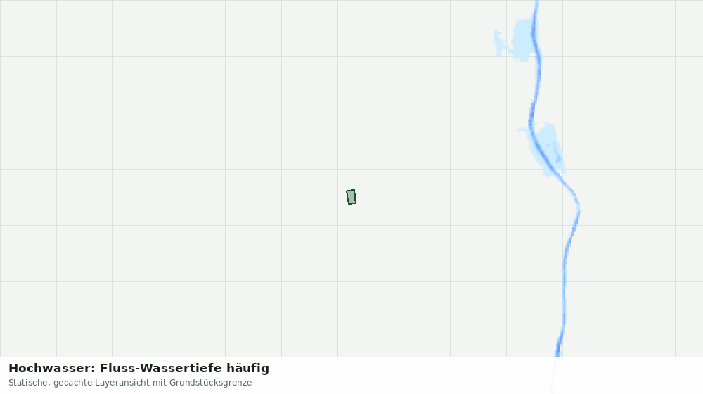 Statische Kartenansicht: Hochwasser: Fluss-Wassertiefe häufig