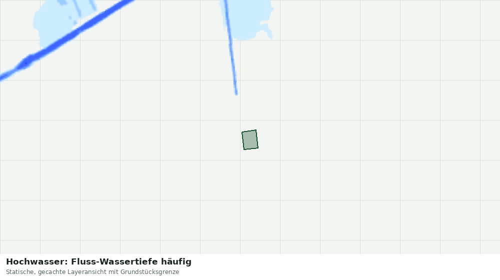 Statische Kartenansicht: Hochwasser: Fluss-Wassertiefe häufig