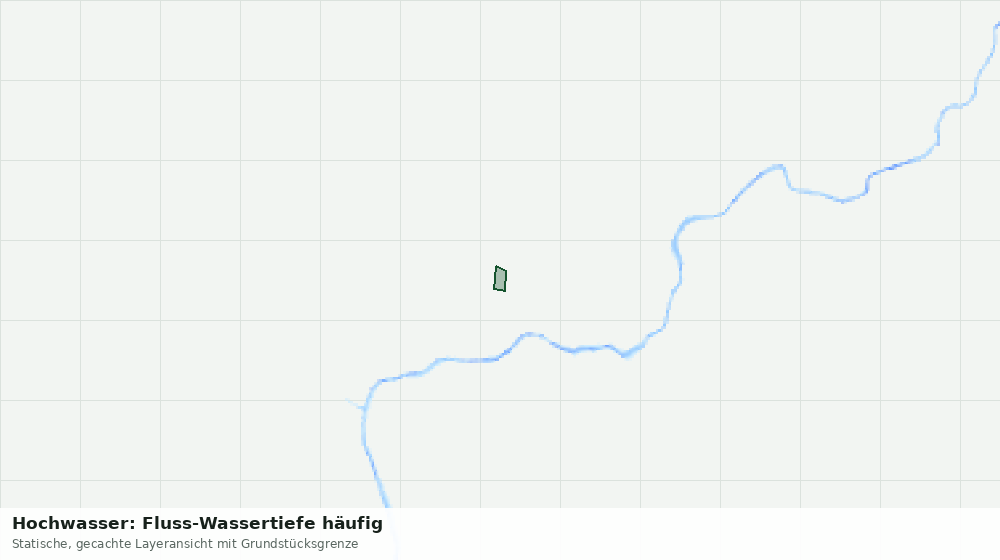 Statische Kartenansicht: Hochwasser: Fluss-Wassertiefe häufig