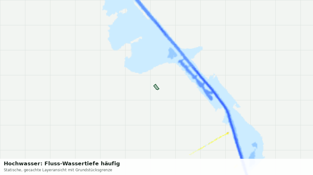 Statische Kartenansicht: Hochwasser: Fluss-Wassertiefe häufig