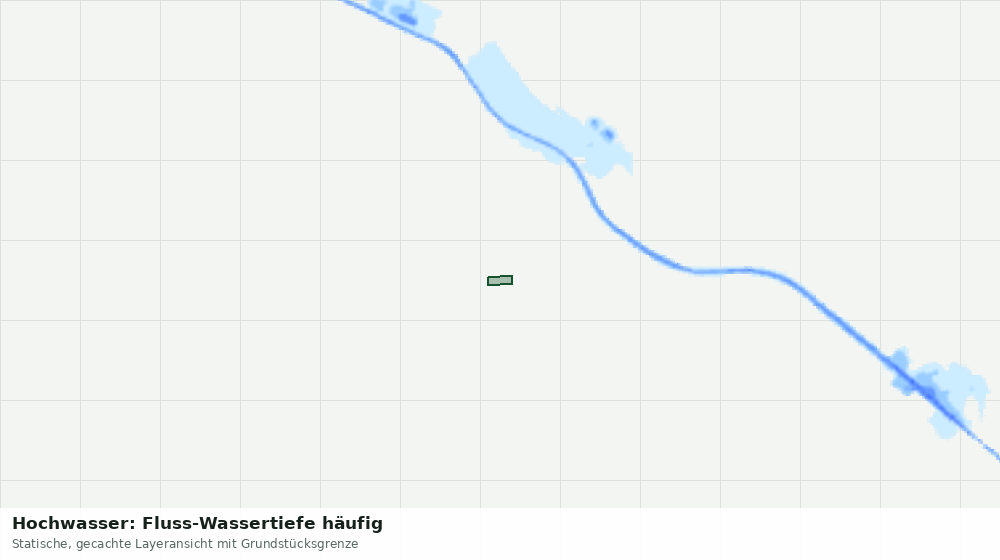 Statische Kartenansicht: Hochwasser: Fluss-Wassertiefe häufig