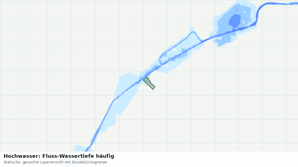 Statische Kartenansicht: Hochwasser: Fluss-Wassertiefe häufig