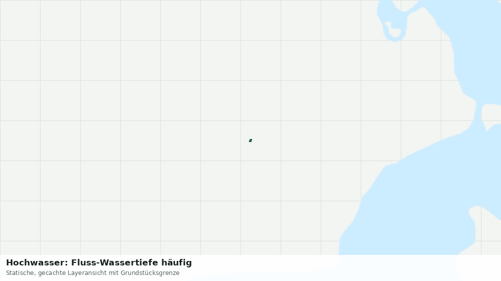 Statische Kartenansicht: Hochwasser: Fluss-Wassertiefe häufig