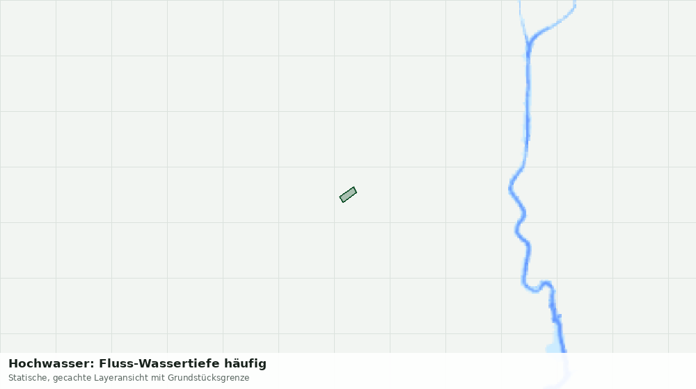 Statische Kartenansicht: Hochwasser: Fluss-Wassertiefe häufig