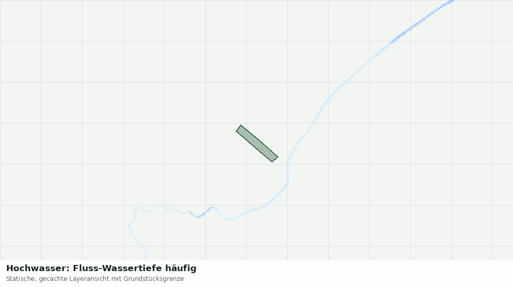 Statische Kartenansicht: Hochwasser: Fluss-Wassertiefe häufig