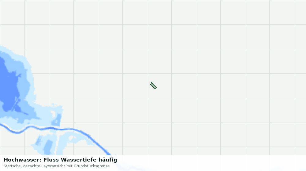 Statische Kartenansicht: Hochwasser: Fluss-Wassertiefe häufig