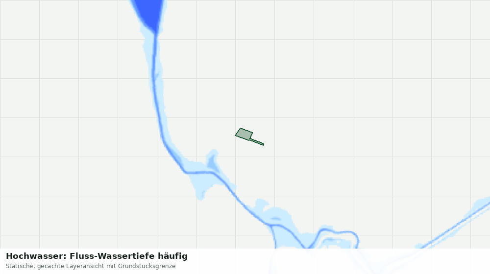 Statische Kartenansicht: Hochwasser: Fluss-Wassertiefe häufig
