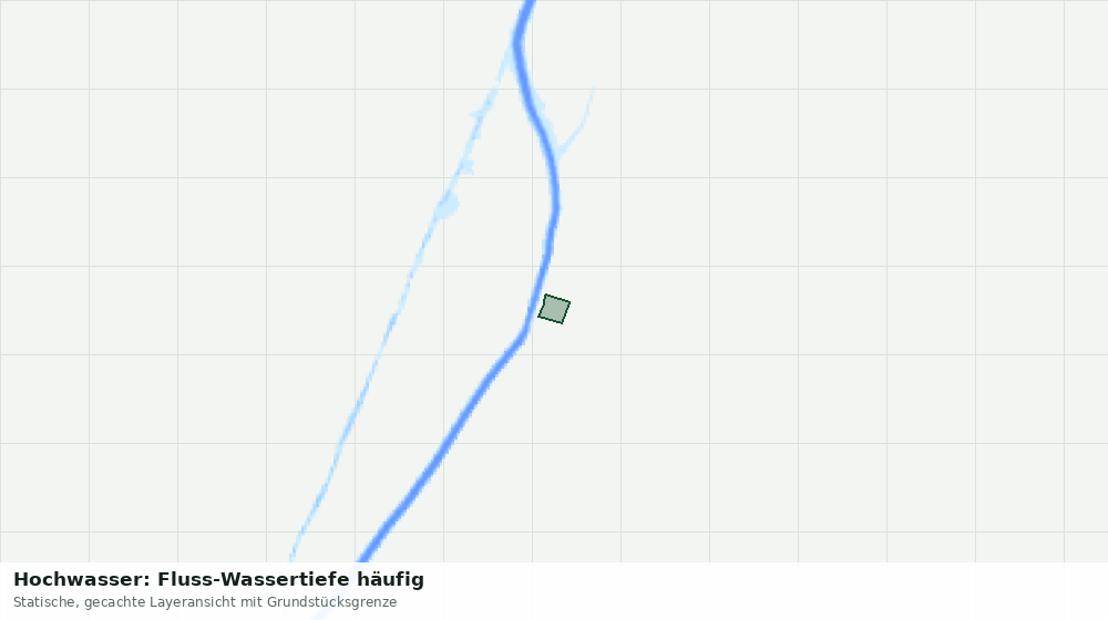 Statische Kartenansicht: Hochwasser: Fluss-Wassertiefe häufig