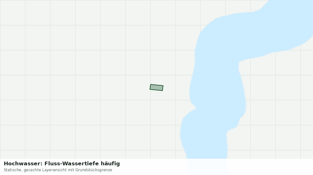 Statische Kartenansicht: Hochwasser: Fluss-Wassertiefe häufig