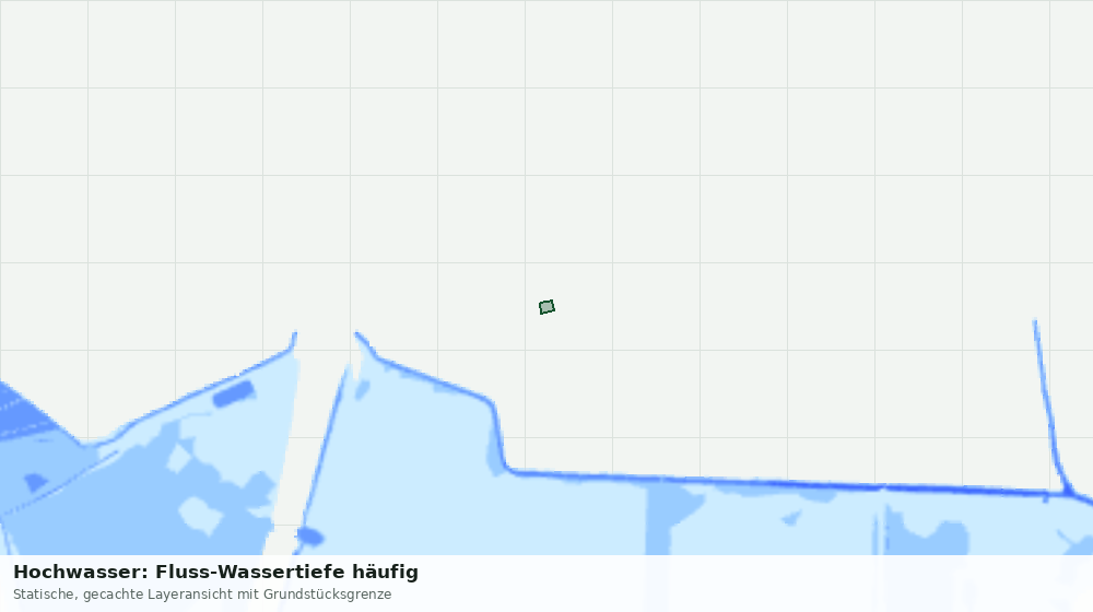 Statische Kartenansicht: Hochwasser: Fluss-Wassertiefe häufig