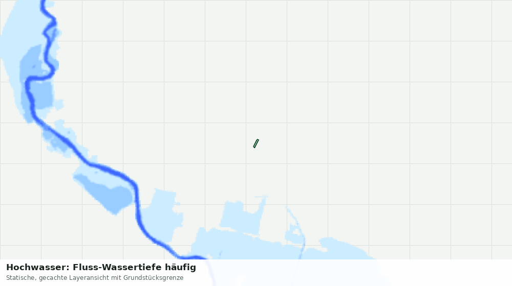 Statische Kartenansicht: Hochwasser: Fluss-Wassertiefe häufig