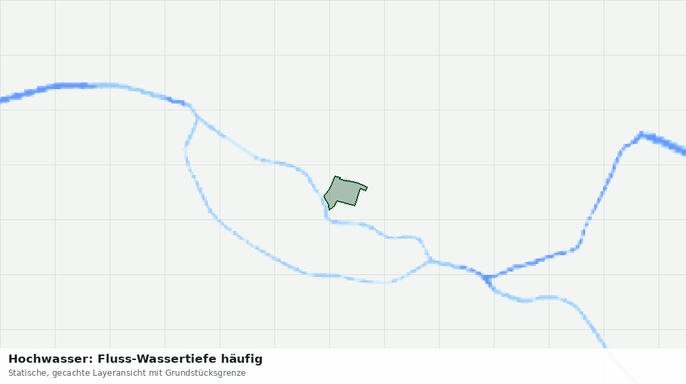 Statische Kartenansicht: Hochwasser: Fluss-Wassertiefe häufig