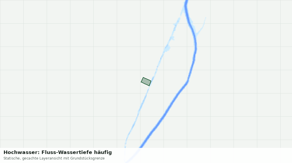 Statische Kartenansicht: Hochwasser: Fluss-Wassertiefe häufig