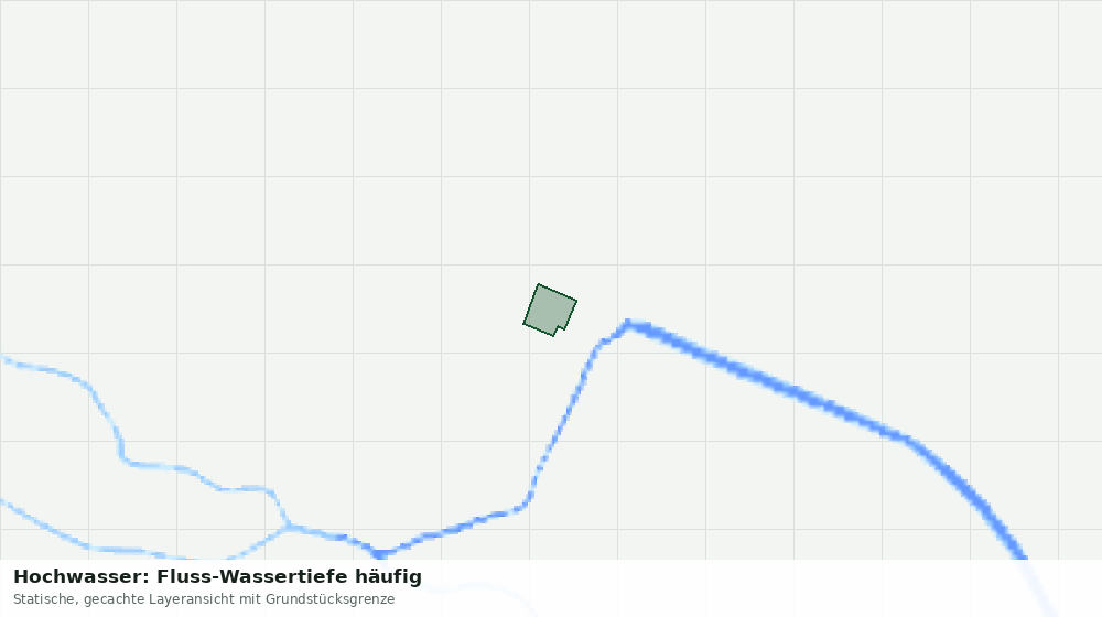 Statische Kartenansicht: Hochwasser: Fluss-Wassertiefe häufig