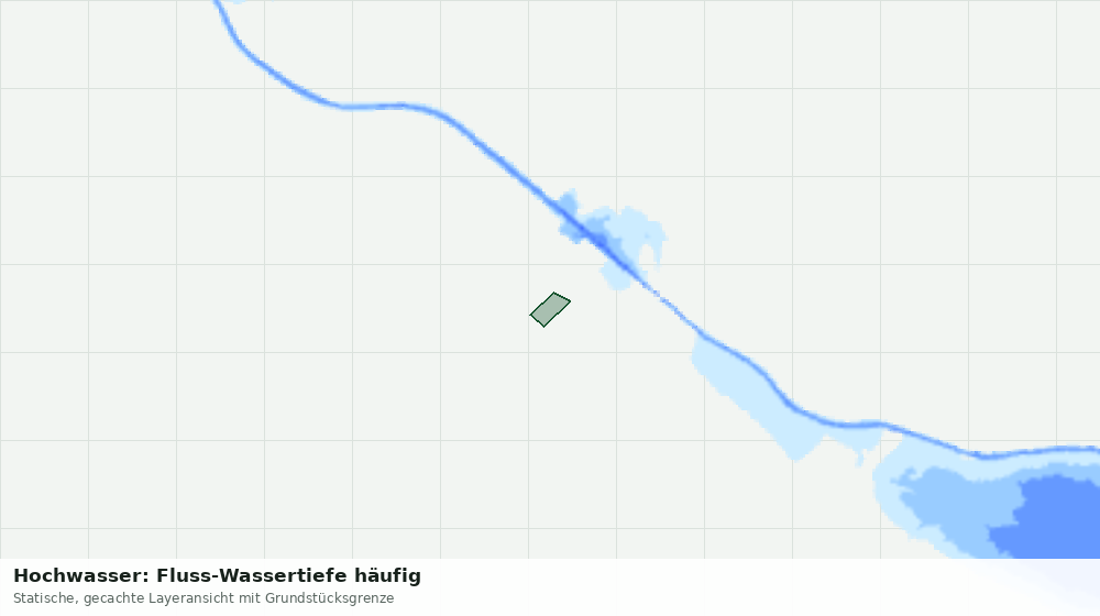 Statische Kartenansicht: Hochwasser: Fluss-Wassertiefe häufig