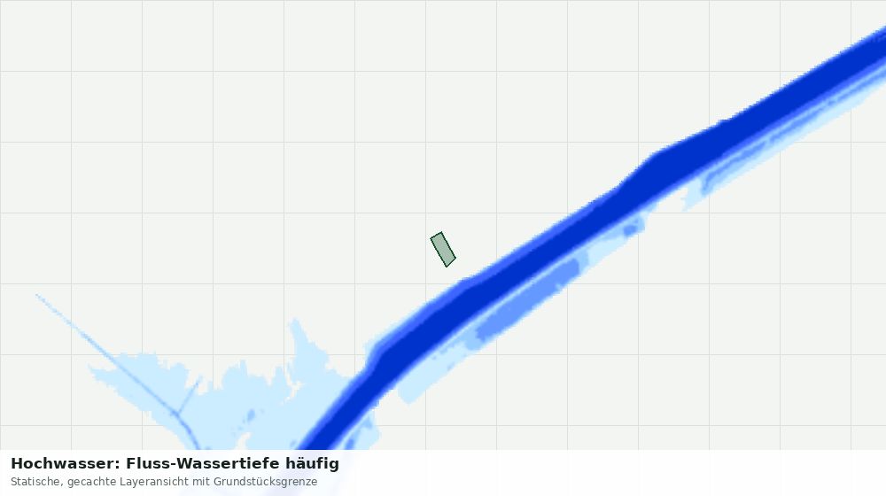 Statische Kartenansicht: Hochwasser: Fluss-Wassertiefe häufig