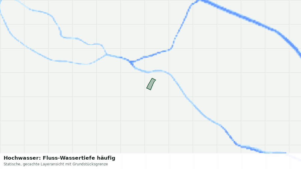 Statische Kartenansicht: Hochwasser: Fluss-Wassertiefe häufig