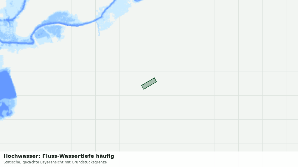 Statische Kartenansicht: Hochwasser: Fluss-Wassertiefe häufig