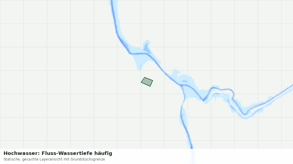 Statische Kartenansicht: Hochwasser: Fluss-Wassertiefe häufig